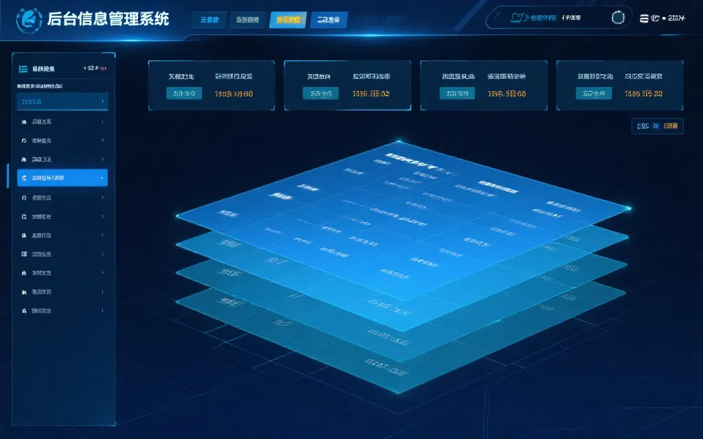 用户信息管理后台示意图